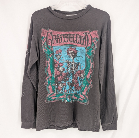 Daydreamer for Free People Grateful Dead Oxford Circus Long Sleeve Shirt Size XS - Picture 3 of 7